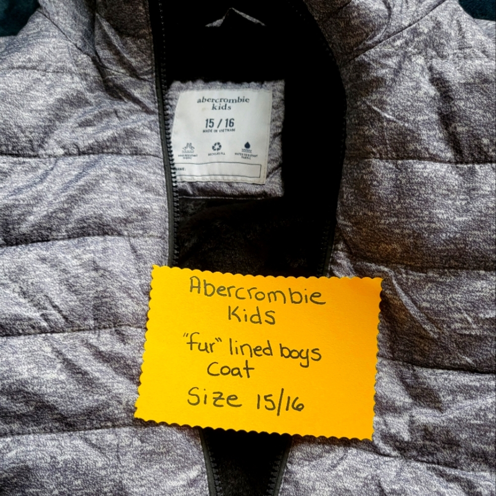 Big kids winter coat